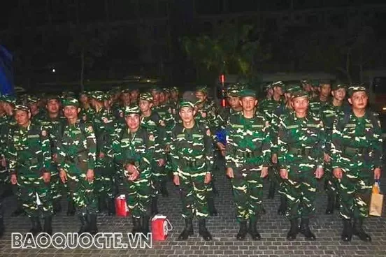 Việt Nam tiễn các đoàn Quân đội Trung Quốc, Lào, Campuchia hoàn thành nhiệm vụ diễu binh về nước