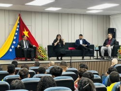 Trang trọng Lễ kỷ niệm 50 năm Ngày Giải phóng miền Nam, thống nhất đất nước tại Venezuela