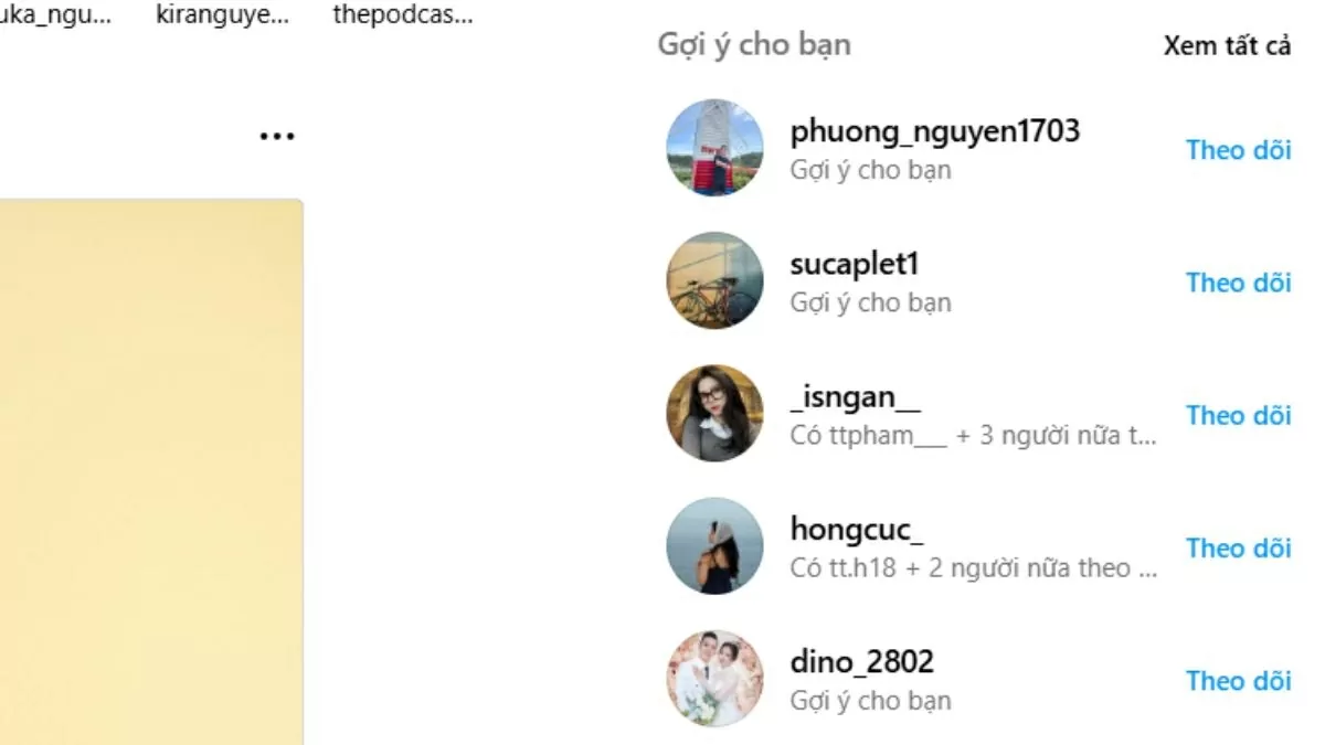 Nhấn chọn vào See All