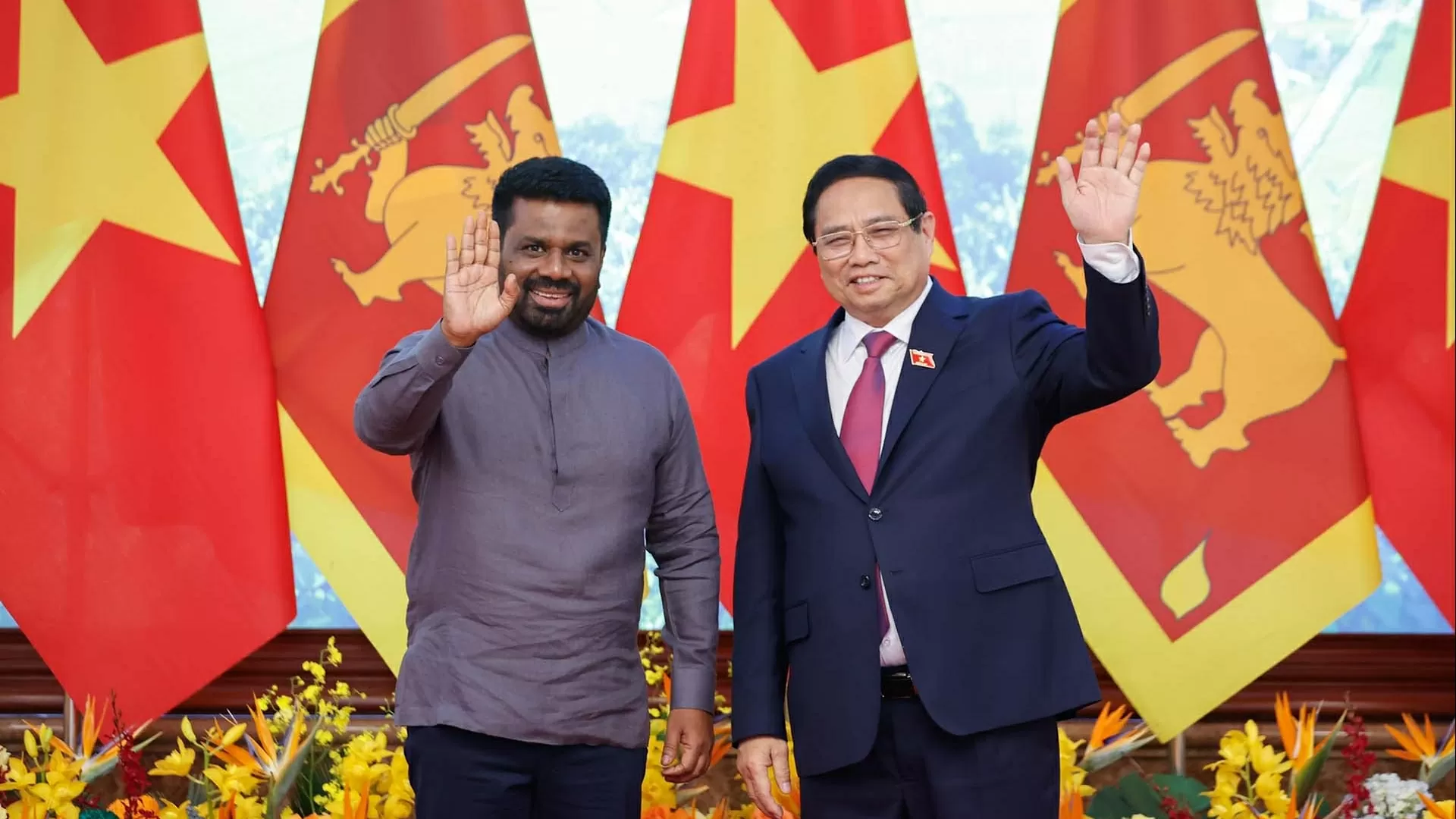 PM Pham Minh Chinh meets with Sri Lankan President Anura Kumara Dissanayaka
