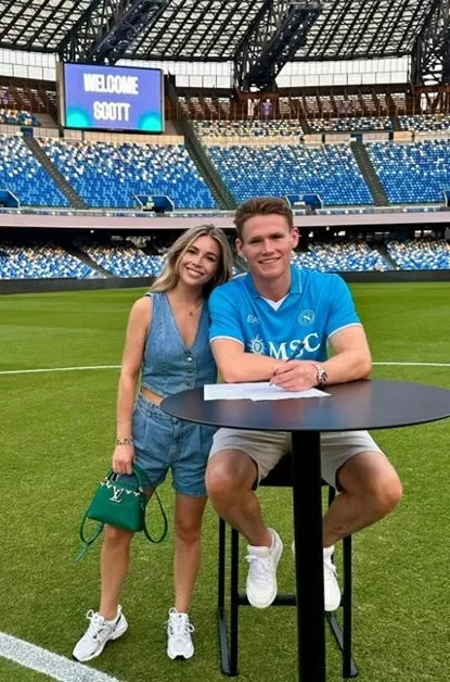 Bạn gái tiền vệ Scott McTominay