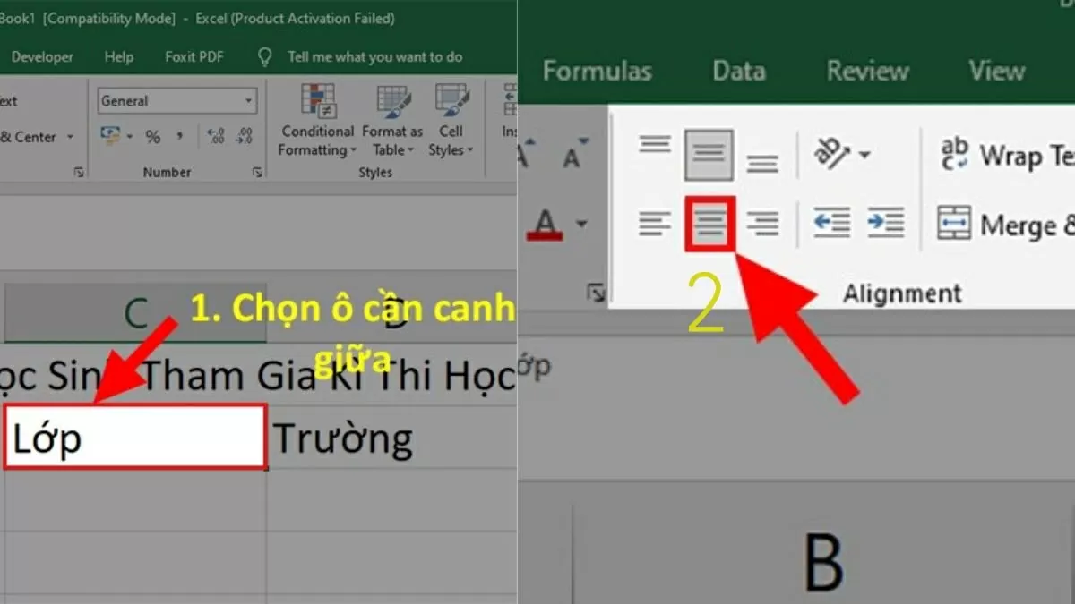 Điều chỉnh lại định dạng văn bản