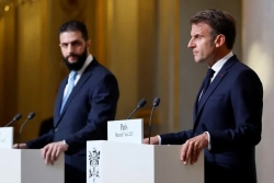 Tổng thống lâm thời Syria thăm Pháp, Paris hứa hẹn về món quà lớn