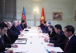 Tổng Bí thư Tô Lâm hội kiến với Thủ tướng Azerbaijan Ali Asadov