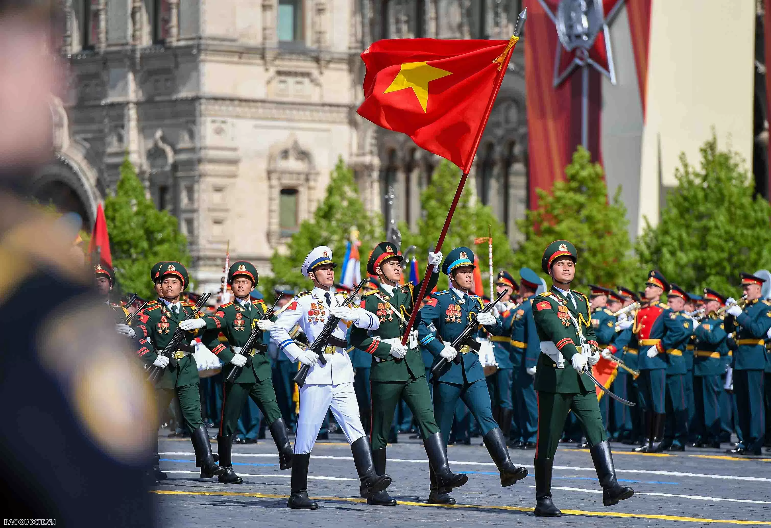 Đoàn Quân đội nhân dân Việt Nam tại Lễ duyệt binh kỷ niệm 80 năm Chiến thắng trong Chiến tranh vệ quốc vĩ đại