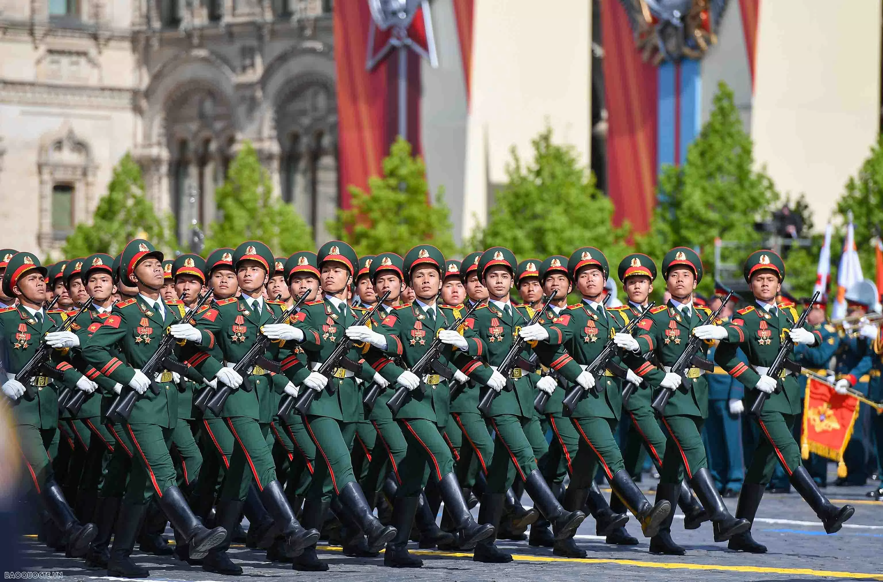 Đoàn Quân đội nhân dân Việt Nam tại Lễ duyệt binh kỷ niệm 80 năm Chiến thắng trong Chiến tranh vệ quốc vĩ đại