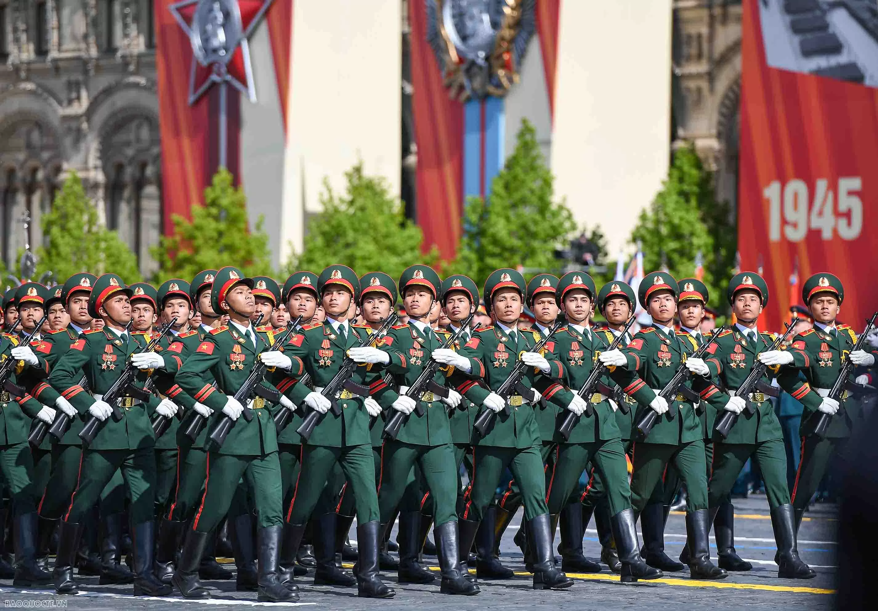 Đoàn Quân đội nhân dân Việt Nam tại Lễ duyệt binh kỷ niệm 80 năm Chiến thắng trong Chiến tranh vệ quốc vĩ đại