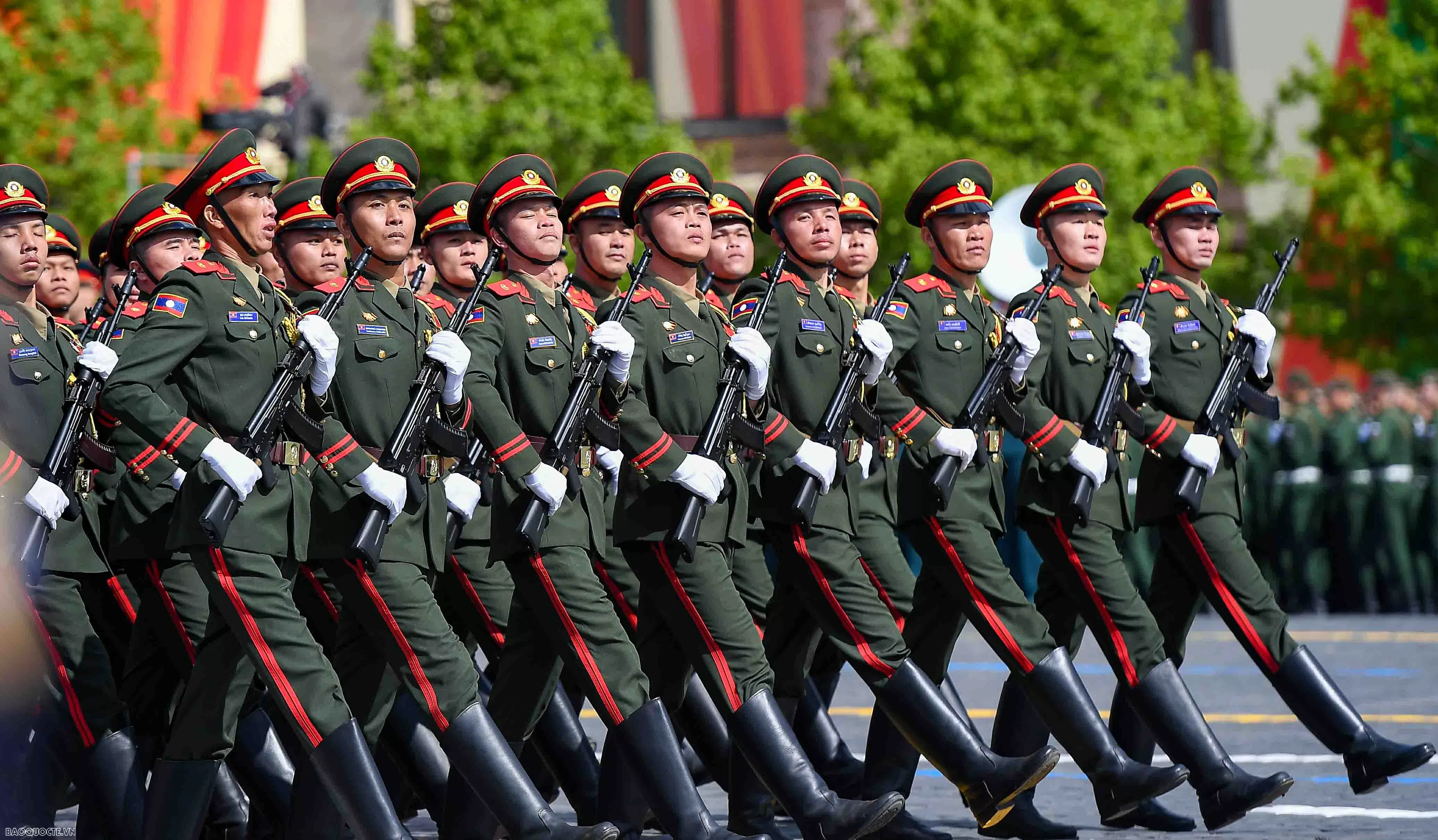 Hình ảnh 13 đoàn quân đội nước ngoài tại Lễ duyệt binh của Nga