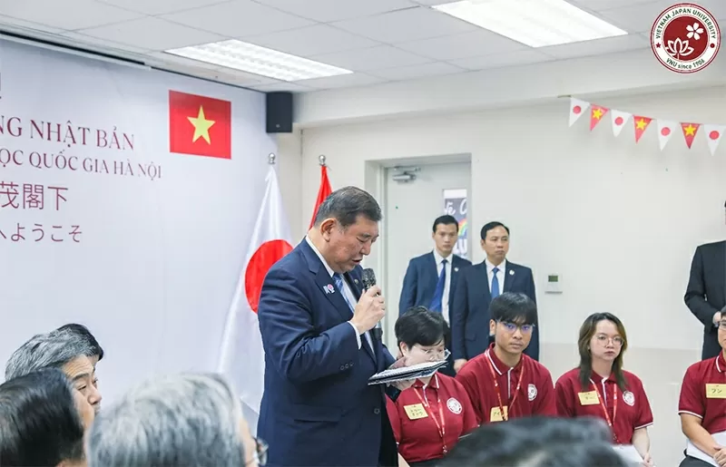 Thủ tướng Nhật Bản Ishiba Shigeru thăm trường Đại học Việt – Nhật: Thắt chặt hơp tác giáo dục song phương