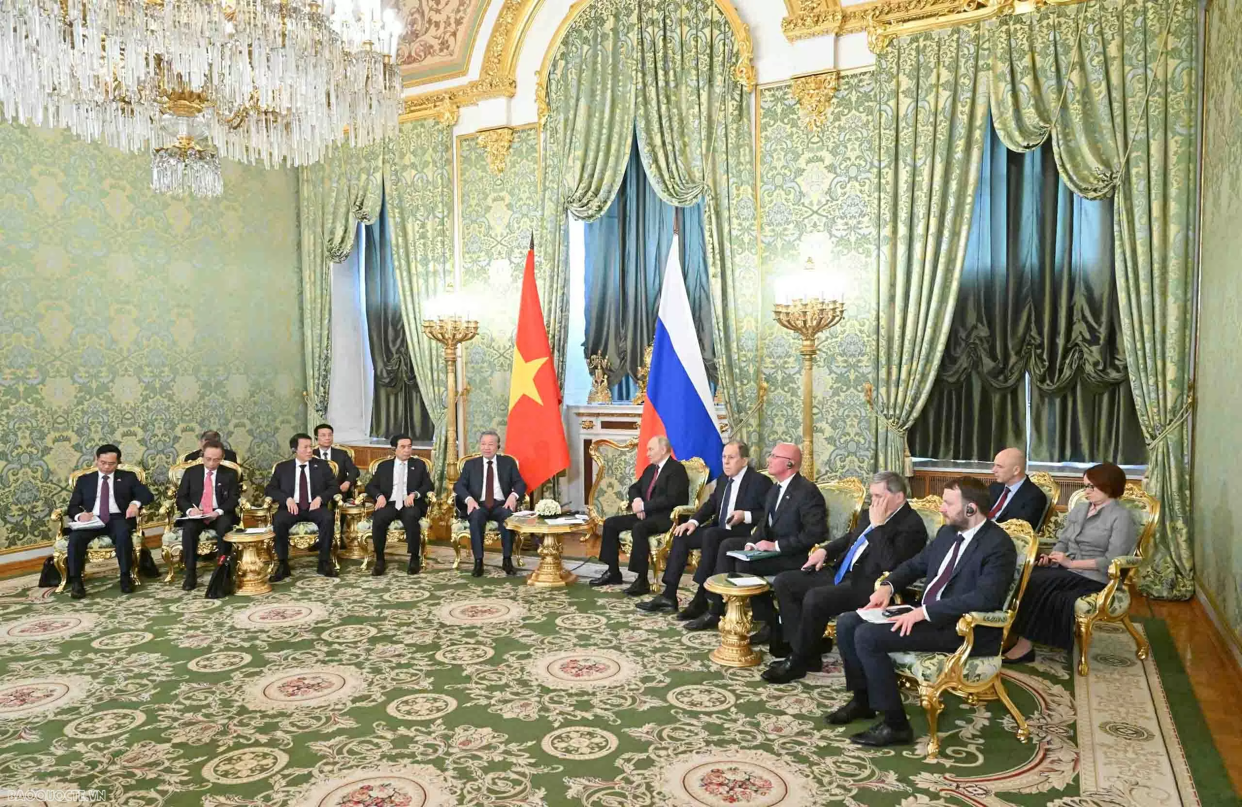 Tổng Bí thư Tô Lâm hội đàm với Tổng thống Nga Vladimir Putin