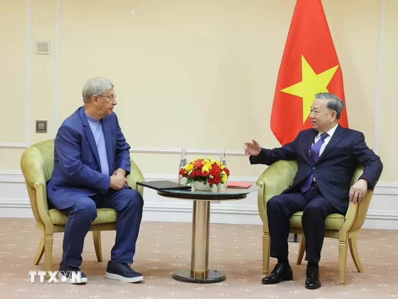 Tổng Bí thư Tô Lâm tiếp một số doanh nghiệp tiêu biểu tại Liên bang Nga