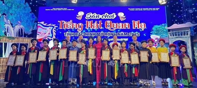 Sân chơi ý nghĩa dành cho thanh thiếu nhi vùng đất Quan họ