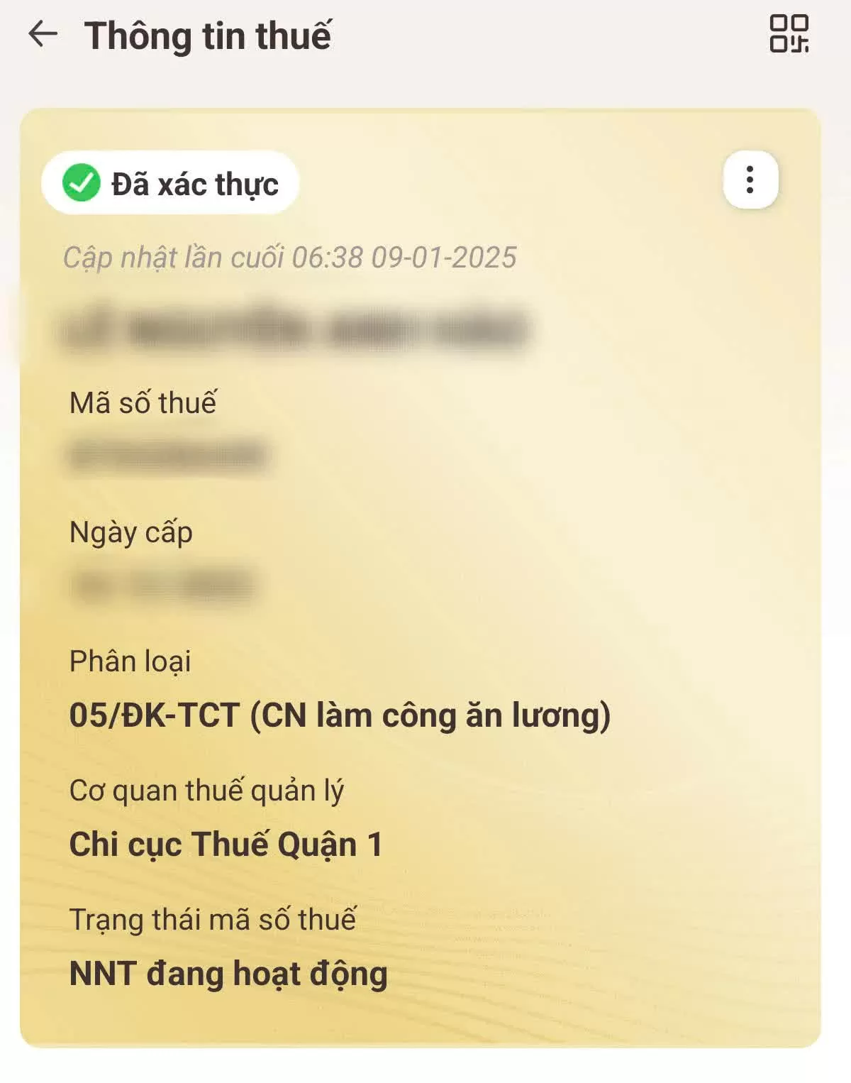 Hướng dẫn cách tích hợp mã số thuế cá nhân vào VNeID