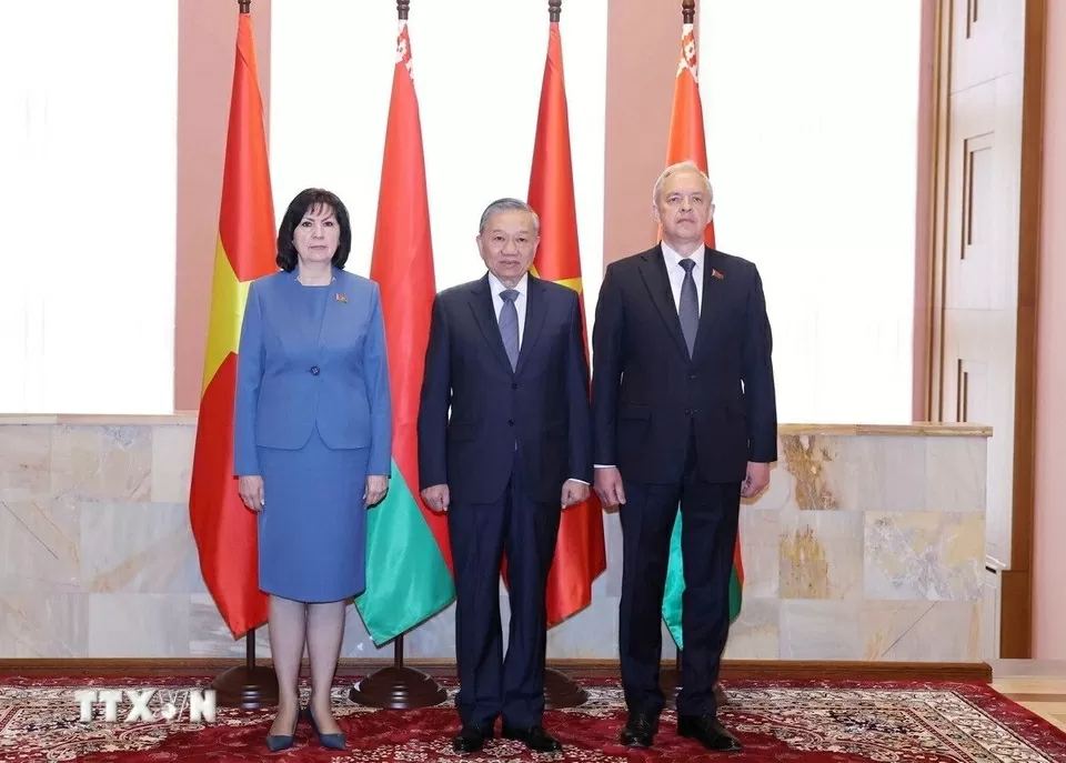 Tổng Bí thư Tô Lâm hội kiến Lãnh đạo Quốc hội và các chính đảng Belarus Tổng Bí thư Tô Lâm hội kiến Lãnh đạo Quốc hội và các chính đảng Belarus