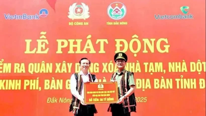 Ministry of Public Security, Dak Nong join hands to eliminate 500 dilapidated houses