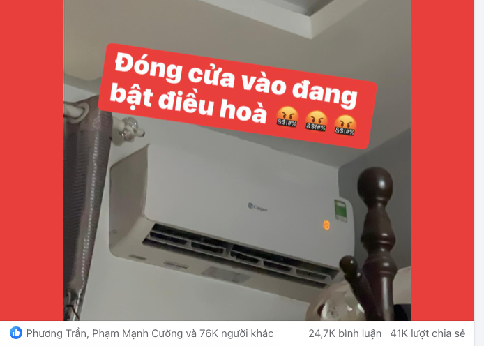 Bài viết đang được chia sẻ trên mạng xã hội. Ảnh chụp màn hình.