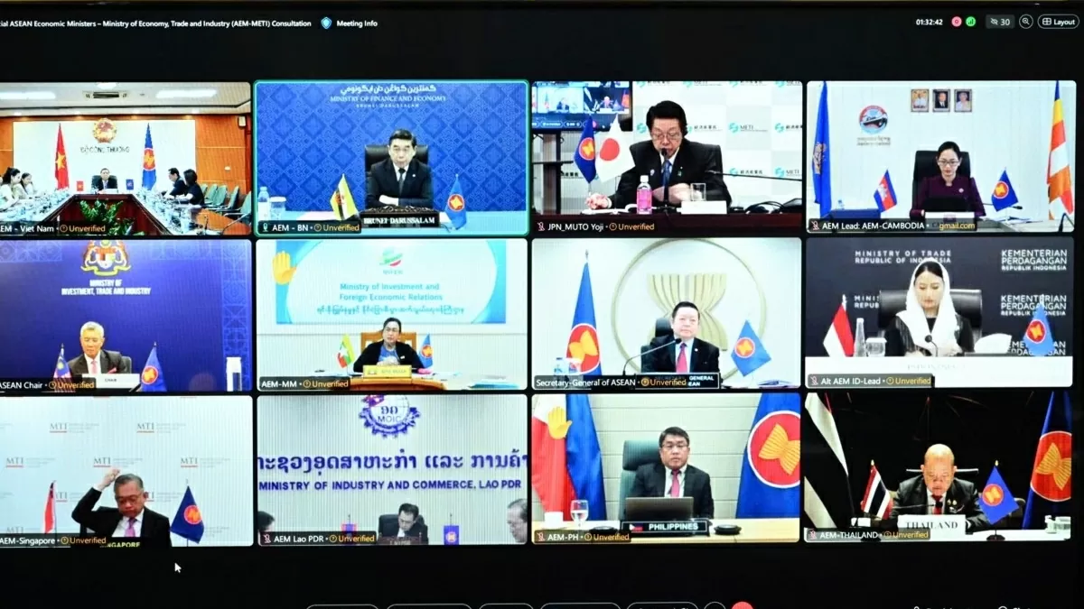 ASEAN Economic Ministers and partners agreed on three joint statements on trade