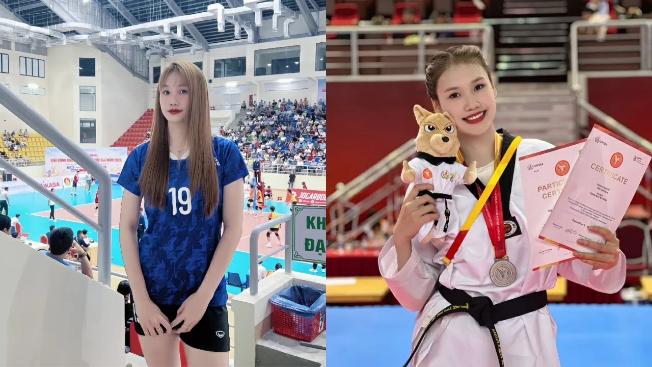Hoàng Nguyễn Mai Khanh với thành tích đáng nể tại nhiều môn thể thao.  (Ảnh: Nhân vật cung cấp)