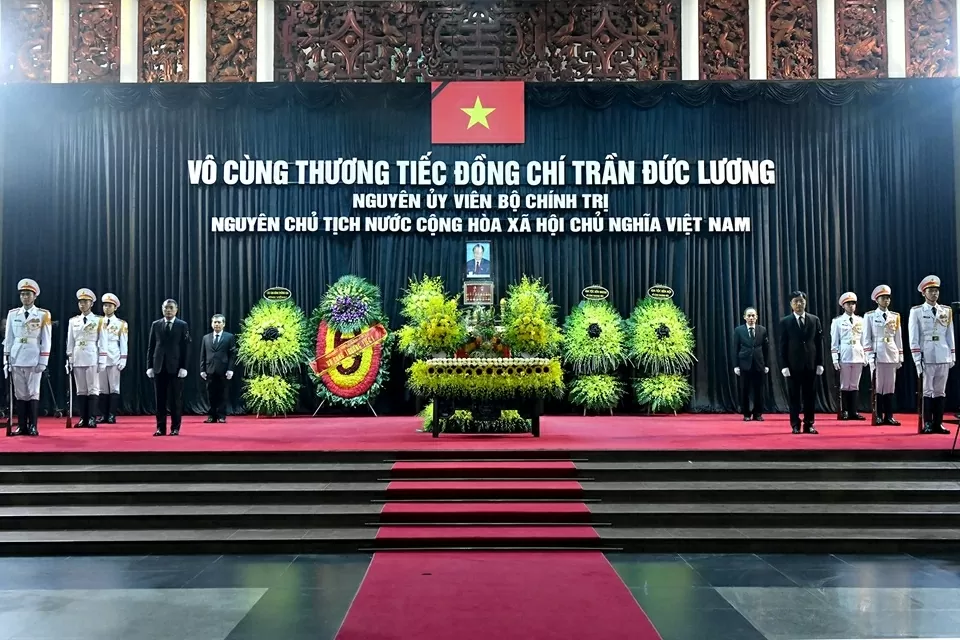 Lễ Quốc tang nguyên Chủ tịch nước Trần Đức Lương