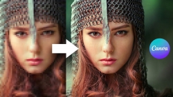 Cách dùng Upscale Image Canva làm rõ nét ảnh nhanh chóng