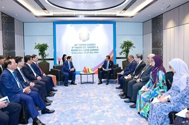 46th ASEAN Summit: PM Pham Minh Chinh meets with Brunei Sultan Haji Hassanal Bolkiah