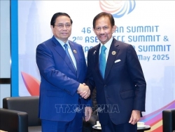 Thủ tướng Phạm Minh Chính gặp Quốc vương Brunei Haji Hassanal Bolkiah