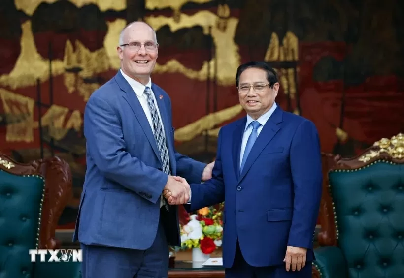 PM Pham Minh Chinh receives a bipartisan delegation of the US House of Representatives in Hanoi