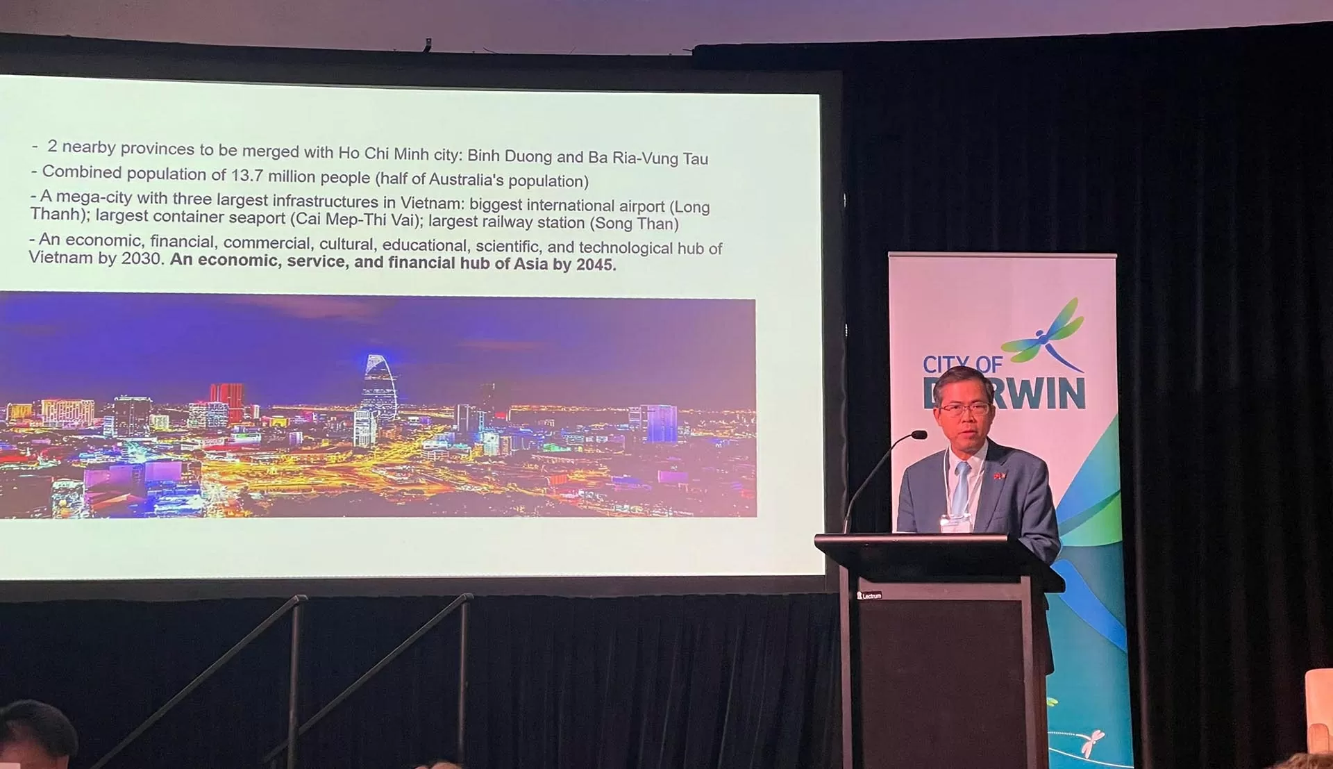 Đoàn đại biểu Thành phố Hồ Chí Minh tham dự sự kiện Darwin Fusion 2025 tại Australia