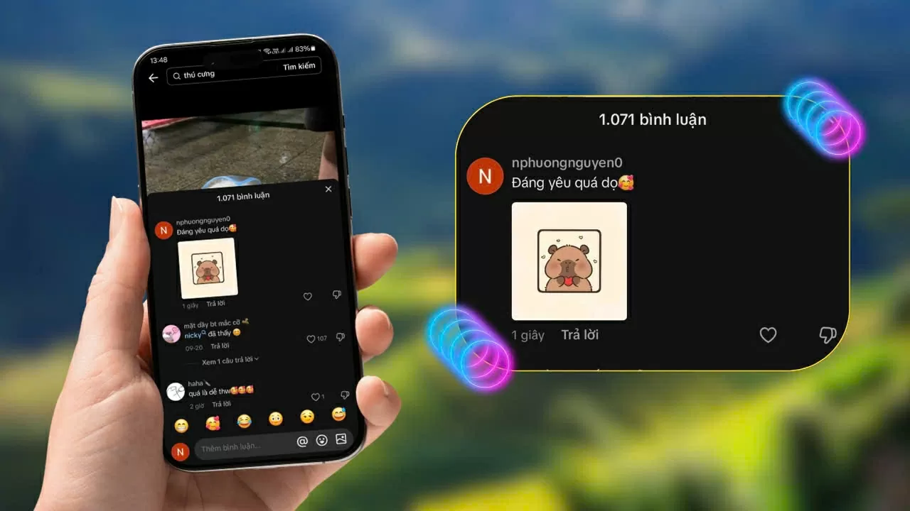 Cách bình luận bằng ảnh trên TikTok cực nhanh và thú vị.