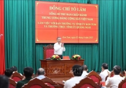General Secretary To Lam affirms full support for new Quang Ngai to make development breakthrough