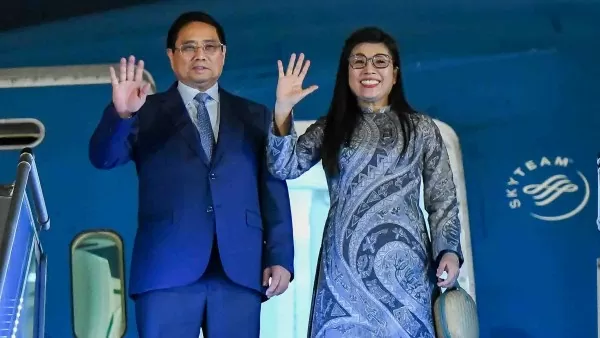 PM Pham Minh Chinh departed Hanoi to attend UNOC 3 in France, pay official visits to Estonia, Sweden