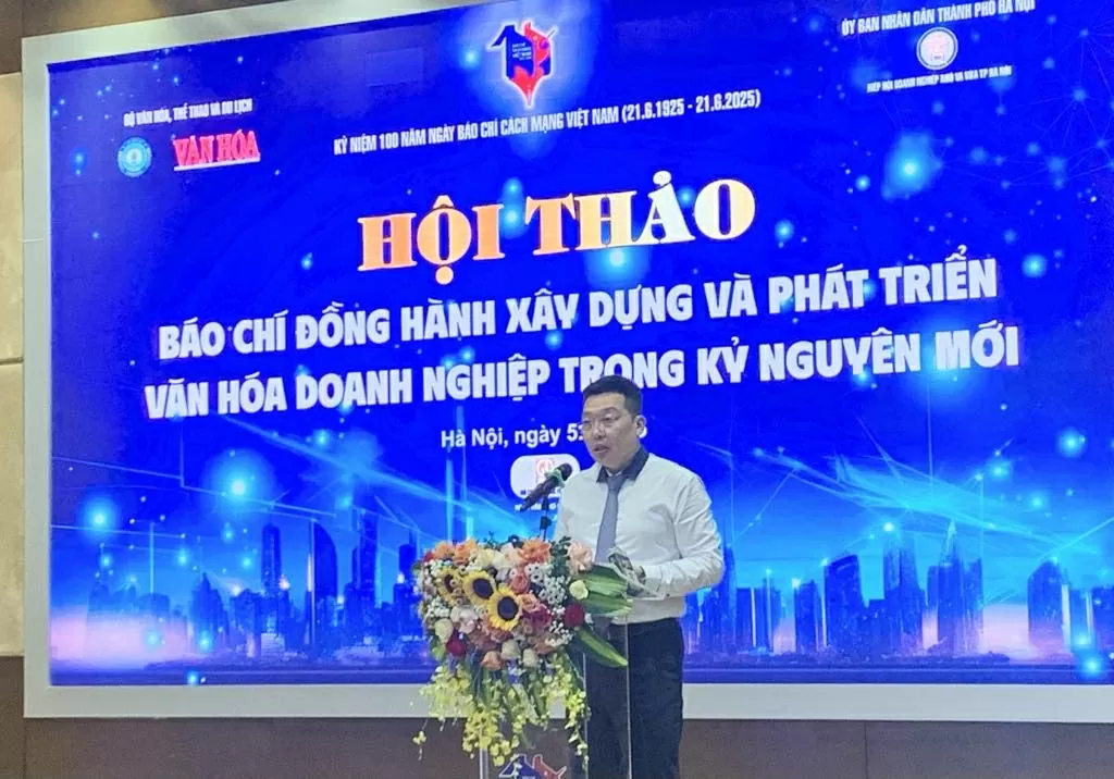 Diễn đàn truyền cảm hứng về các giá trị văn hóa doanh nghiệp Báo chí đồng hành xây dựng và phát triển văn hóa doanh nghiệp trong kỷ nguyên mới