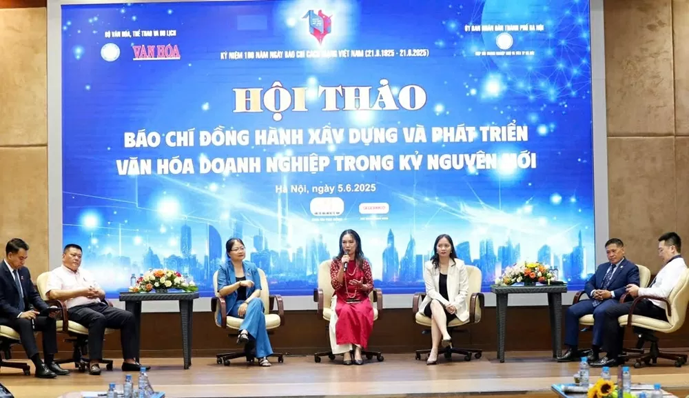 Diễn đàn truyền cảm hứng về các giá trị văn hóa doanh nghiệp Báo chí đồng hành xây dựng và phát triển văn hóa doanh nghiệp trong kỷ nguyên mới