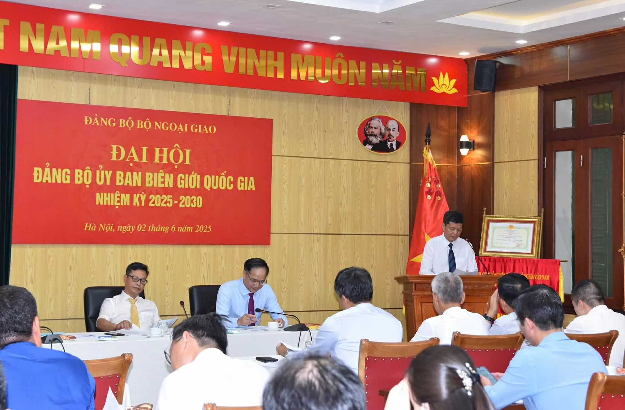 Ủy ban Biên giới quốc gia tổ chức Đại hội Đảng bộ nhiệm kỳ 2025-2030 Ủy ban Biên giới quốc gia tổ chức Đại hội Đảng bộ nhiệm kỳ 2025-2030