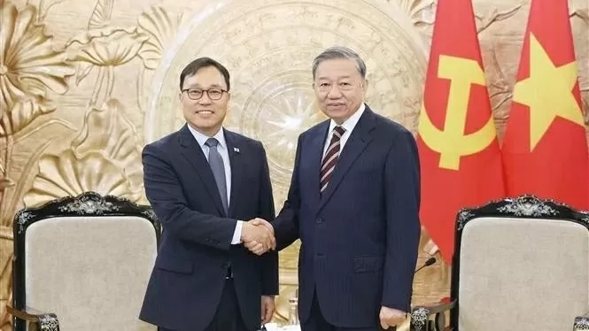 Party chief To Lam receives RoK Ambassador to Vietnam Choi Young-sam, affirms efforts to strengthen bilateral ties
