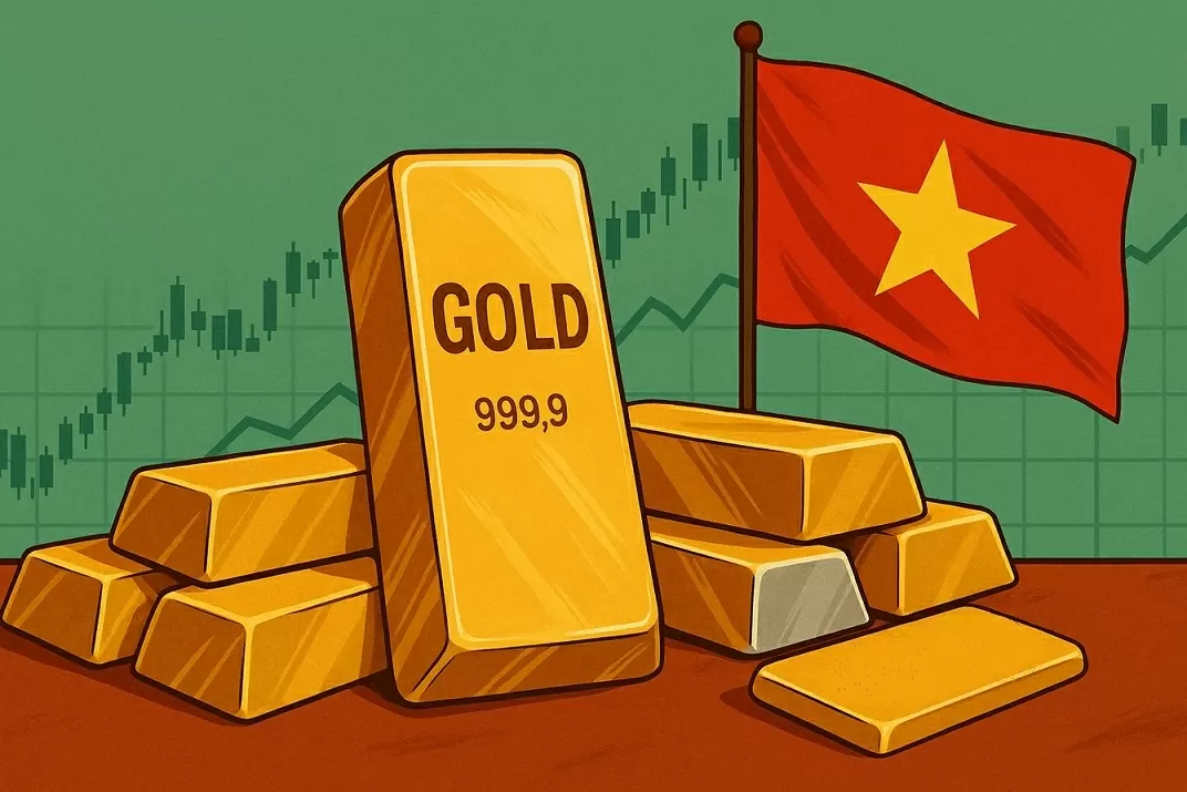 Giá vàng hôm nay 7/6/2025: Giá vàng trong nước lên báo quốc tế,