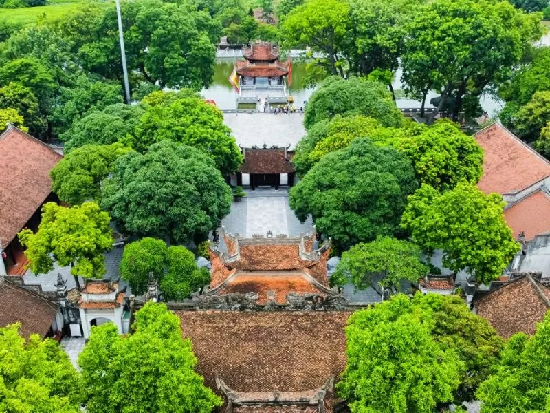 Toàn cảnh Đền Đô, nơi thời phụng các vị vua thời Lý. (Nguồn: VnExpress)