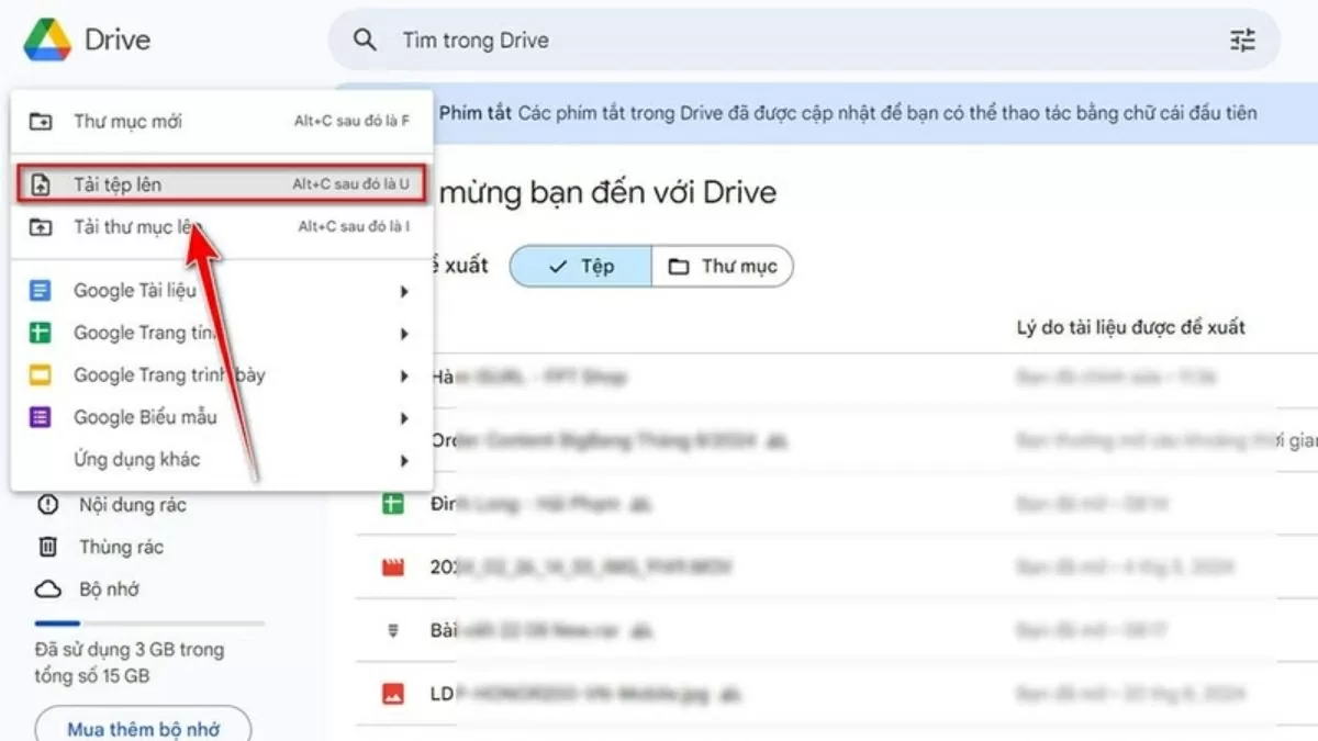 Đăng nhập tài khoản Google của bạn.