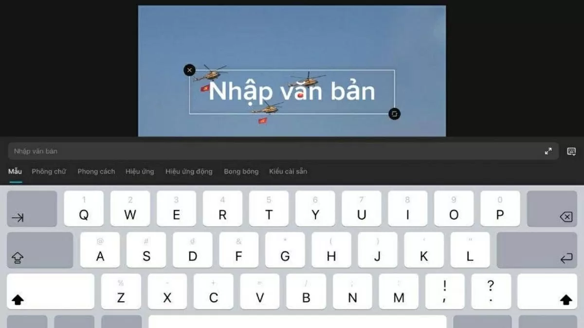 Hãy nhấn vào biểu tượng “Text”.