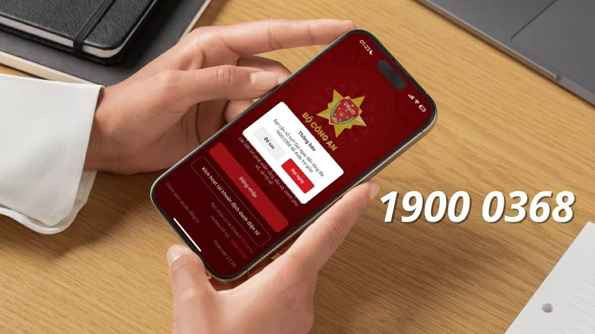 Gọi tổng đài VNeID để yêu cầu khóa tài khoản.