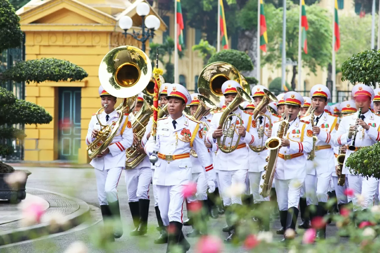 Nhận lời mời của Chủ tịch nước Cộng hòa xã hội chủ nghĩa Việt Nam Lương Cường, Tổng thống Lithuania Gitanas Nauseda và Phu nhân thăm cấp Nhà nước đến Việt Nam từ ngày 11-12/6. (Ảnh: Thành Long)