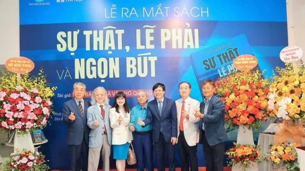 Nhà văn, nhà báo Hồ Quang Lợi ra mắt sách 'Sự thật, Lẽ phải và Ngọn bút' kỷ niệm 100 năm Báo chí Cách mạng Việt Nam