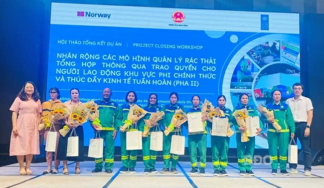Dự án quản lý rác thải do Na Uy tài trợ tạo chuyển biến rõ nét tại Bình Định