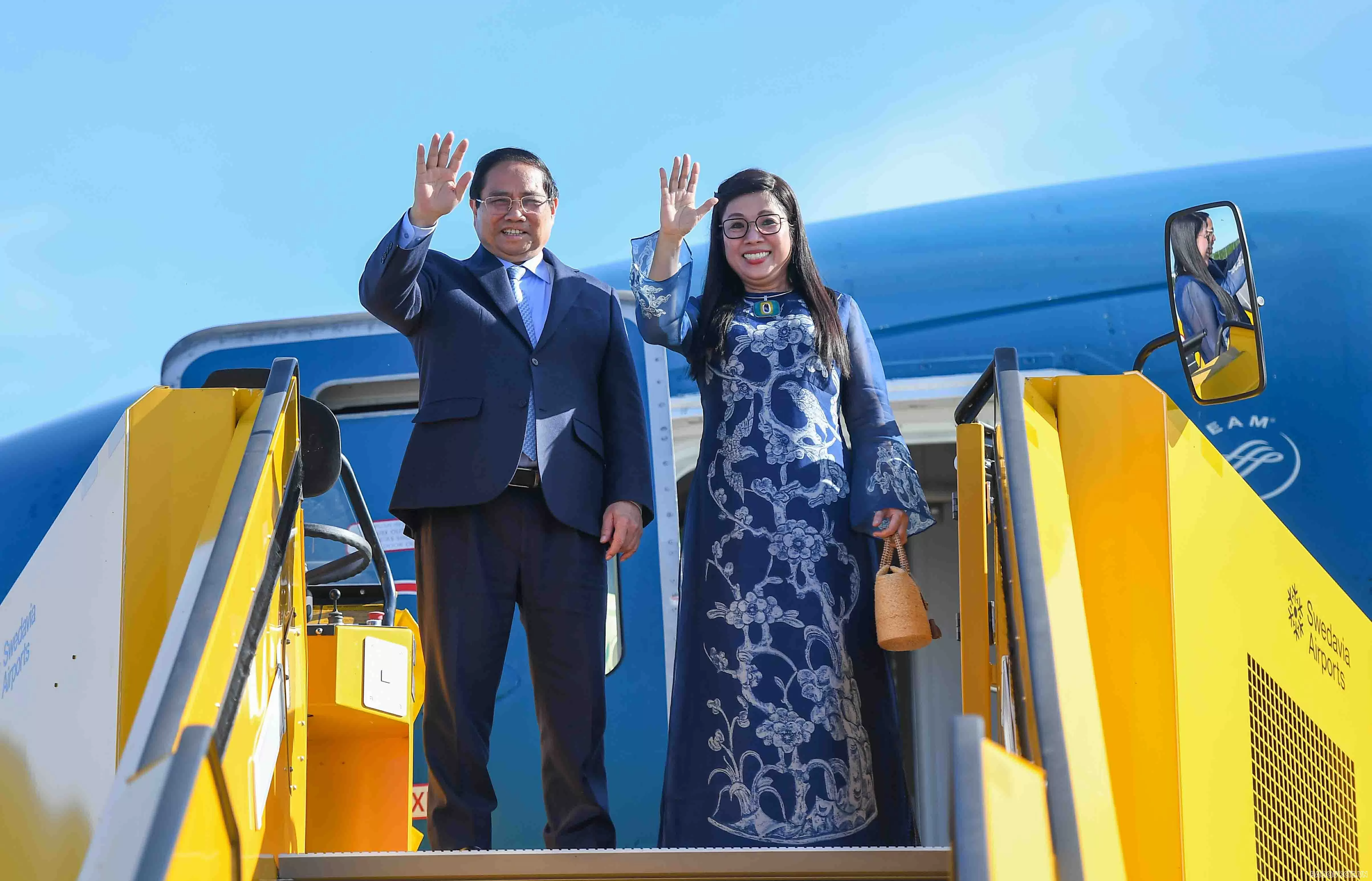 Thủ tướng Phạm Minh Chính và Phu nhân rời Stockholm, kết thúc tốt đẹp chuyến thăm Thuỵ Điển