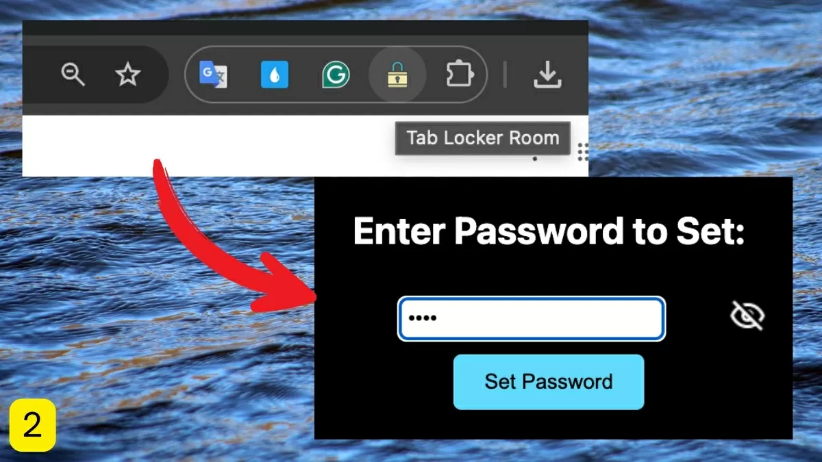 Bấm “Set Password”.