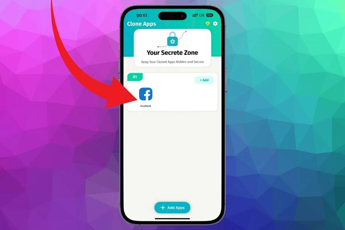 Clone App sẽ tự động tạo ra một bản sao. Clone App sẽ tự động tạo ra một bản sao.