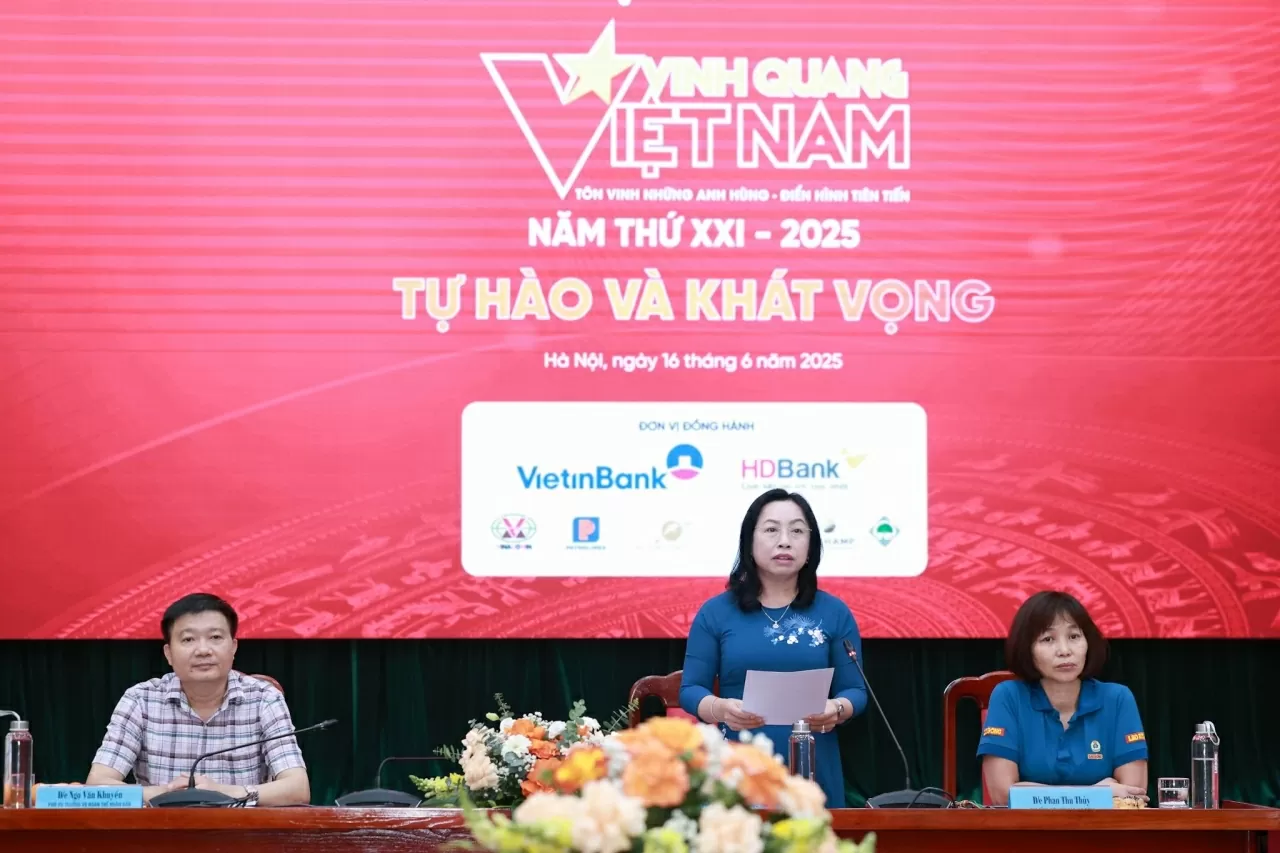 Vinh quang Việt Nam 2025: Tôn vinh giá trị bền bỉ, khơi dậy khát vọng quốc gia