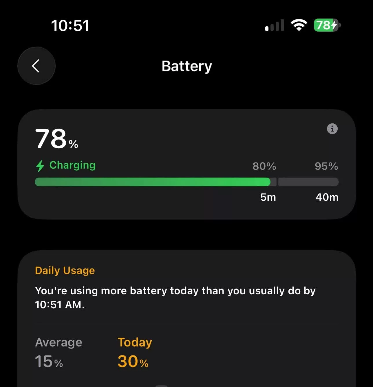 Tính năng hiển thị thời gian sạc đầy pin chính thức xuất hiện trên iOS 26.