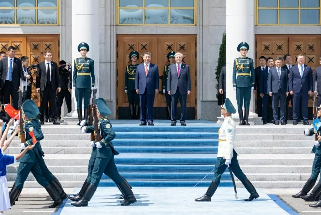 Chủ tịch Trung Quốc Tập Cận Bình đến Astana dự Hội nghị thượng đỉnh Trung Quốc - Trung Á Chủ tịch Trung Quốc Tập Cận Bình đến Astana dự Hội nghị thượng đỉnh Trung Quốc Trung Á