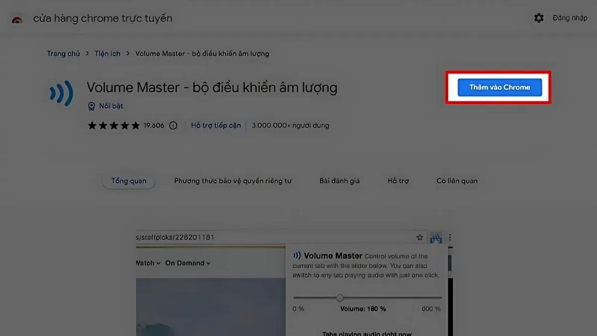 Mở Chrome Web Store.